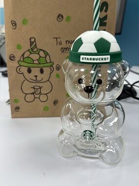 Starbucks Green-Accented Bearista world Cup mexico